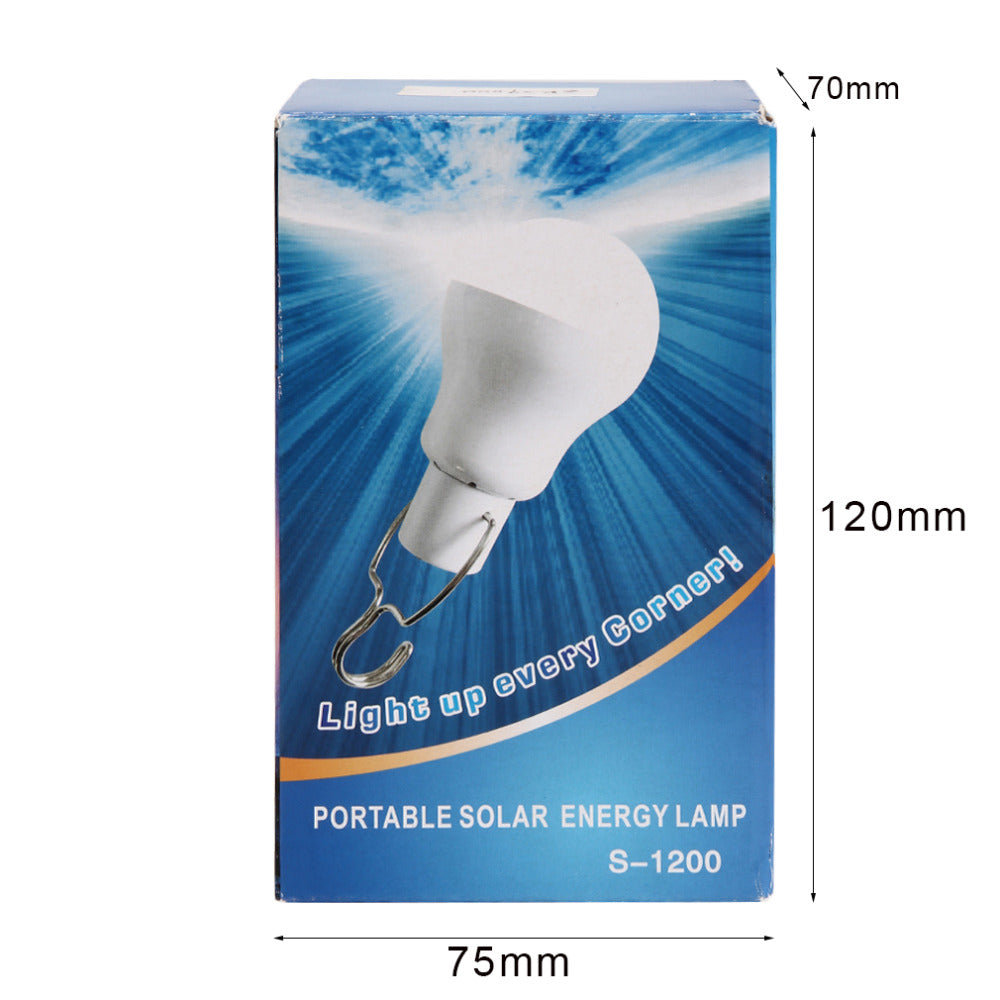 Space Saving Solar Power LED Bulb