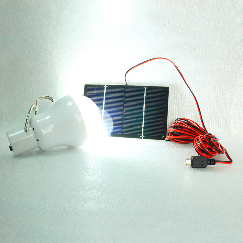 Space Saving Solar Power LED Bulb