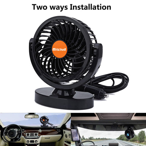 Mini Adjustable Car Fan