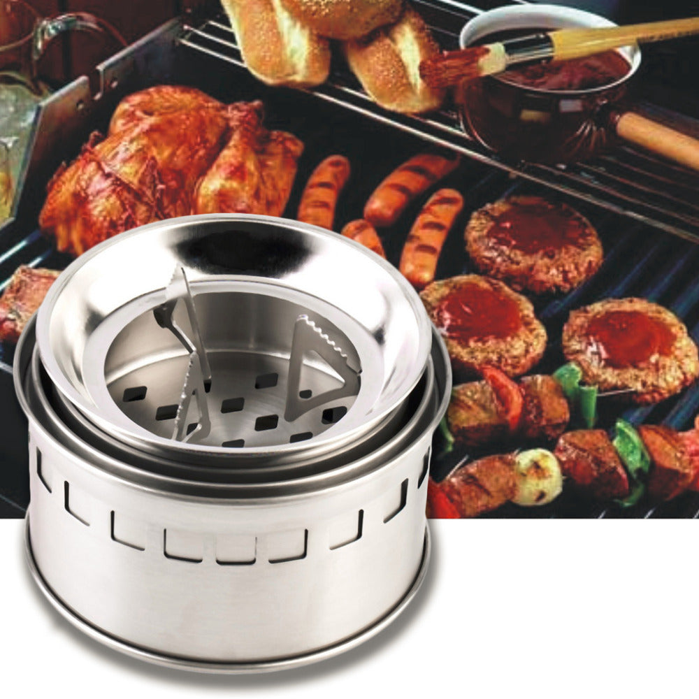 Solidified Stainless Steel Mini Stove